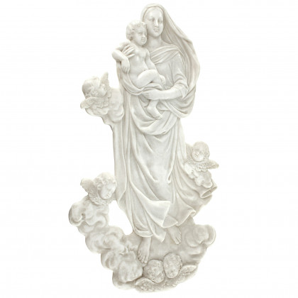 Toscano - Raphael Sistine Madonna Marble Resin Wall Sculpture