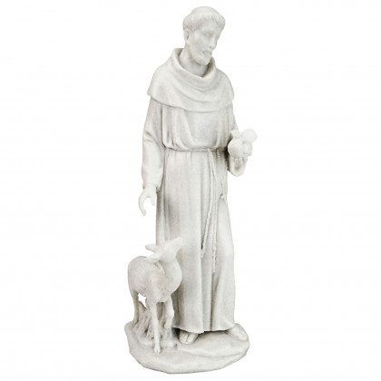 Toscano - Saint Francis of AssisiPatron Saint of Animals Marble Resin Statue