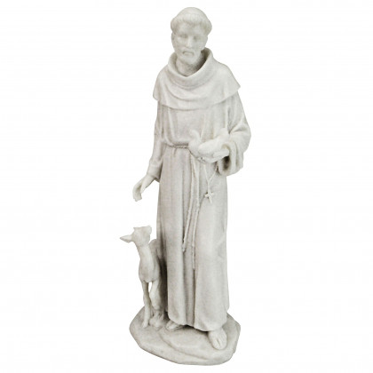 Toscano - Saint Francis of AssisiPatron Saint of Animals Marble Resin Statue