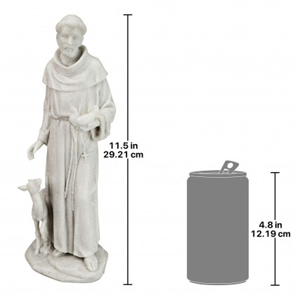 Toscano - Saint Francis of AssisiPatron Saint of Animals Marble Resin Statue