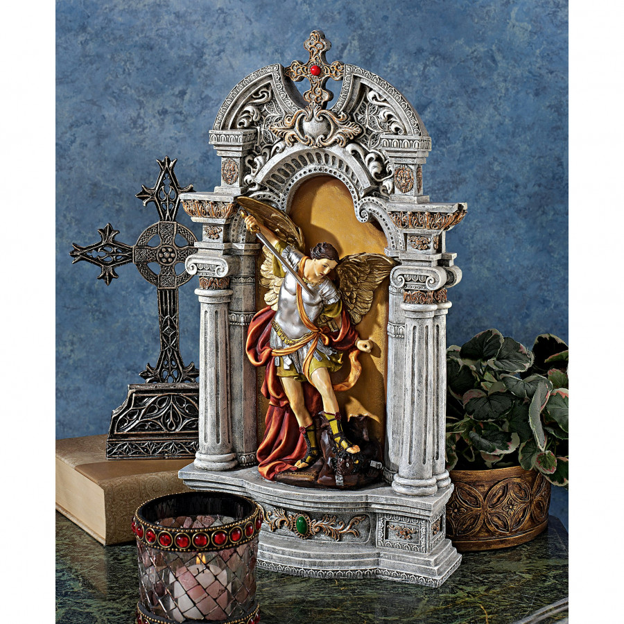 Toscano - The Niche of Saint Michael the Archangel Statue
