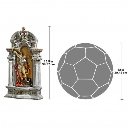 Toscano - The Niche of Saint Michael the Archangel Statue