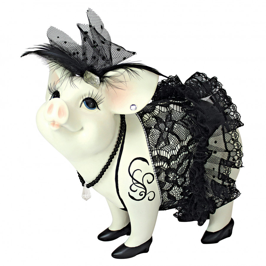 Toscano - Lace and LardMadame Pig Statue
