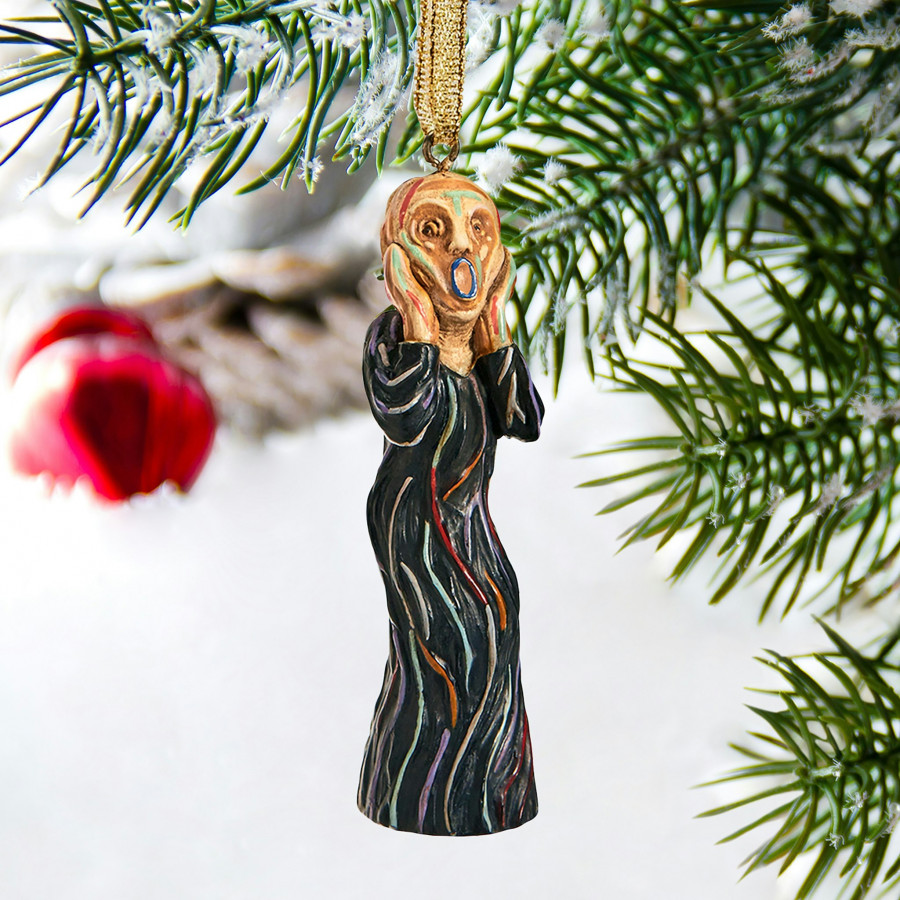 Toscano - The Silent Scream Holiday Ornament