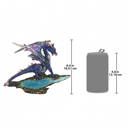 Toscano - Geode Guardian Gothic Dragon Statue