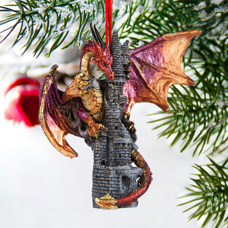 Toscano - Zanzibar the Gothic Dragon Holiday Ornament