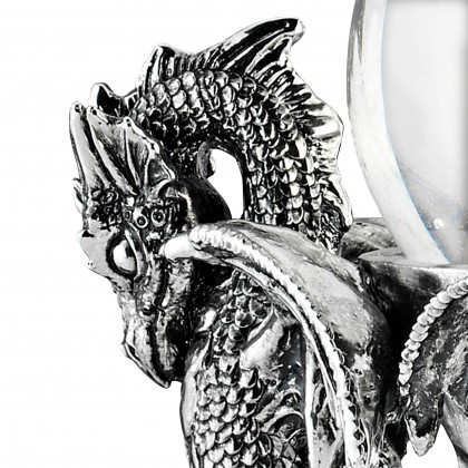 Toscano - Dragons of Corfu Castle Mystic Glass Globe