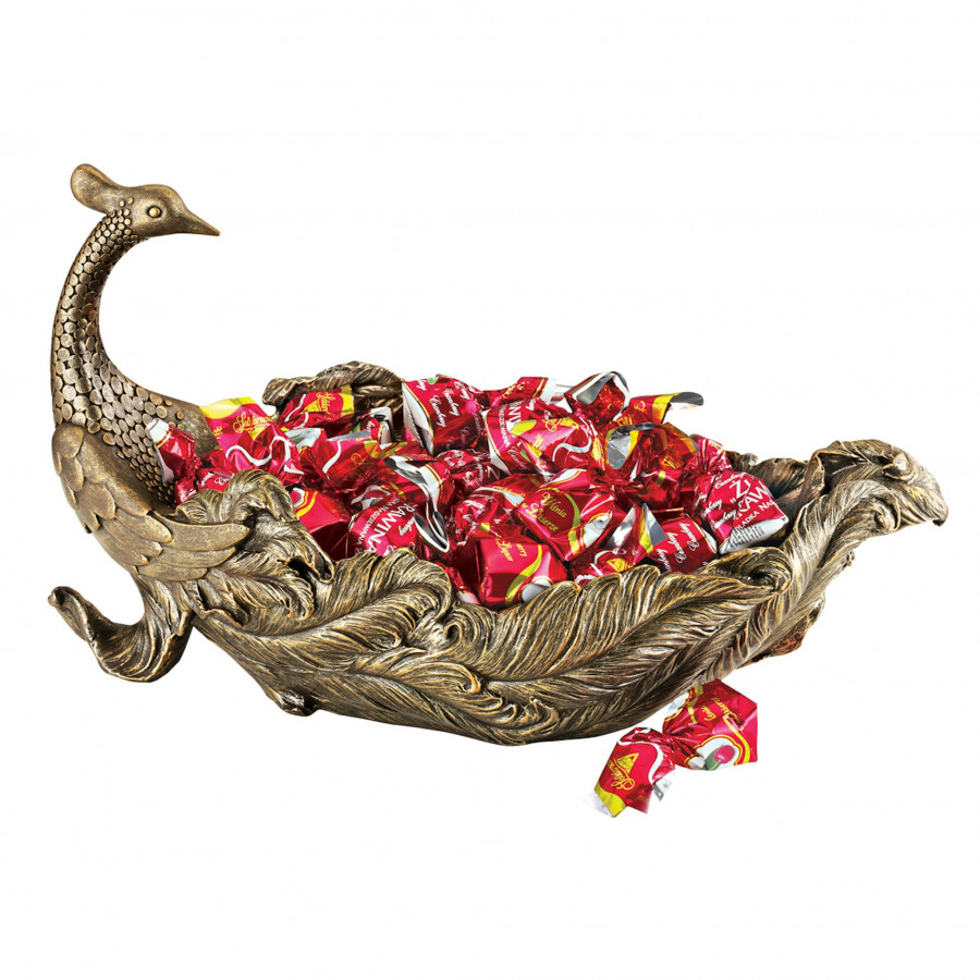 Toscano - Peacock Plume Sculptural Bowl