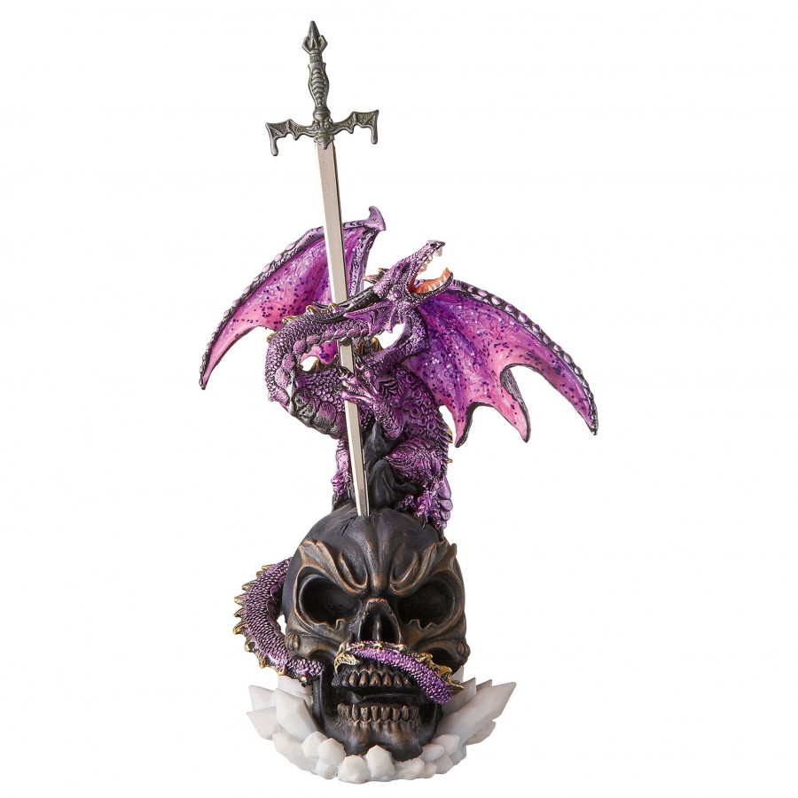 Toscano - Savage Sabre Gothic Dragon Statue