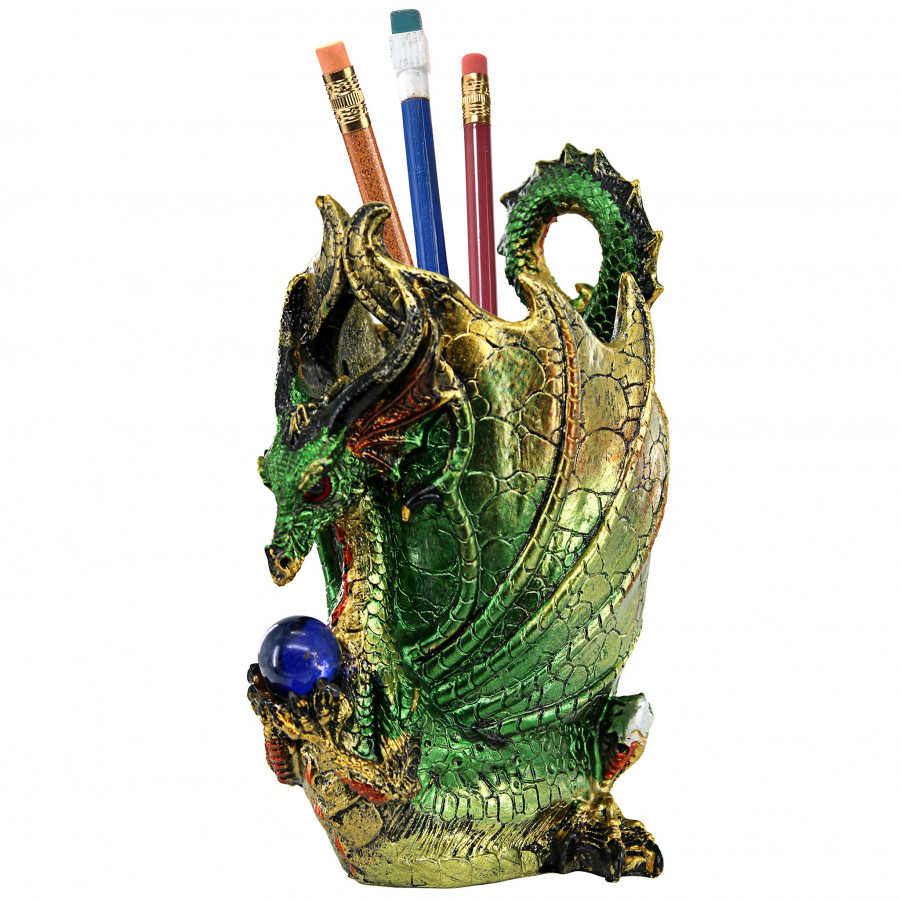 Toscano - Escritoire the Dragon Desk Accessory Sculpture