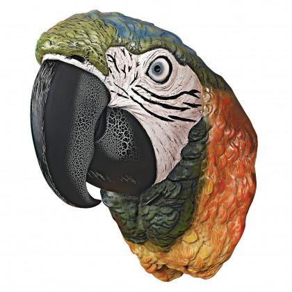 Toscano - Paradise Parrot Head Bird Wall Sculpture