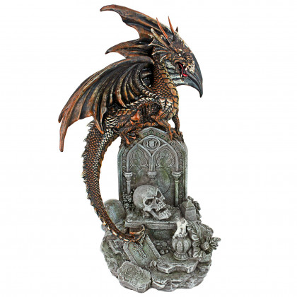 Toscano - Cruel WingGothic Castle Graveyard Dragon Statue