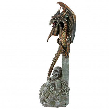 Toscano - Cruel WingGothic Castle Graveyard Dragon Statue