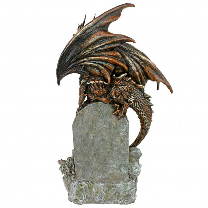 Toscano - Cruel WingGothic Castle Graveyard Dragon Statue