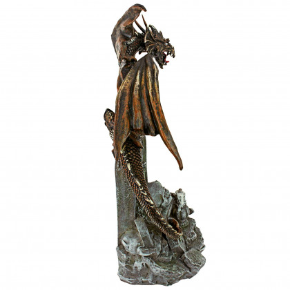 Toscano - Cruel WingGothic Castle Graveyard Dragon Statue