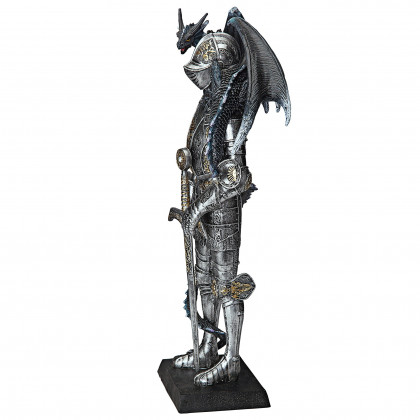 Toscano - Sir Lancelot and the Gothic Dragon Statue