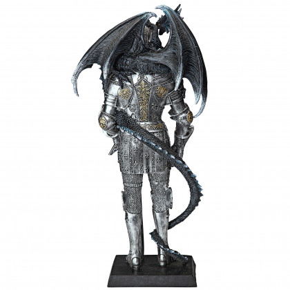Toscano - Sir Lancelot and the Gothic Dragon Statue