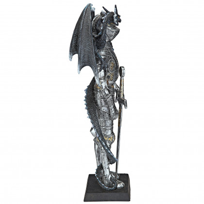 Toscano - Sir Lancelot and the Gothic Dragon Statue