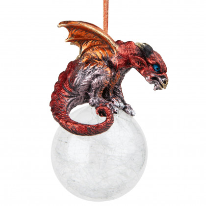 Toscano - The Pensive Percher Dragon 2018 Collectible Holiday Ornament
