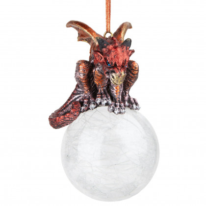 Toscano - The Pensive Percher Dragon 2018 Collectible Holiday Ornament