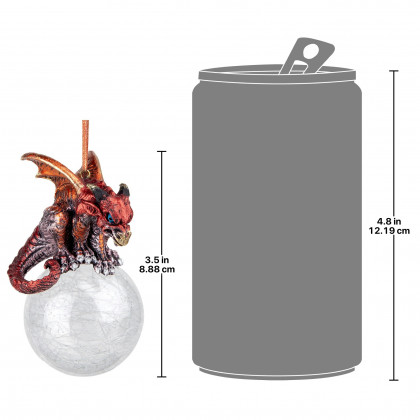 Toscano - The Pensive Percher Dragon 2018 Collectible Holiday Ornament