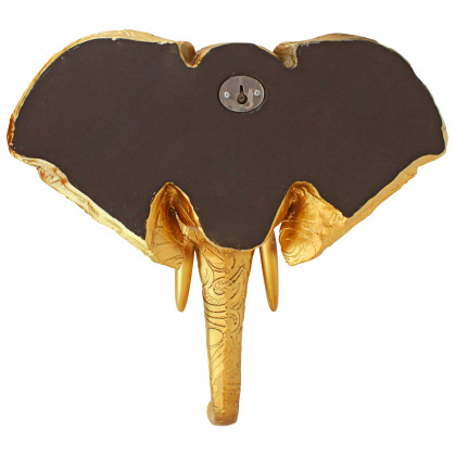 Toscano - Good Fortune Golden Mandala Elephant Wall Sculpture