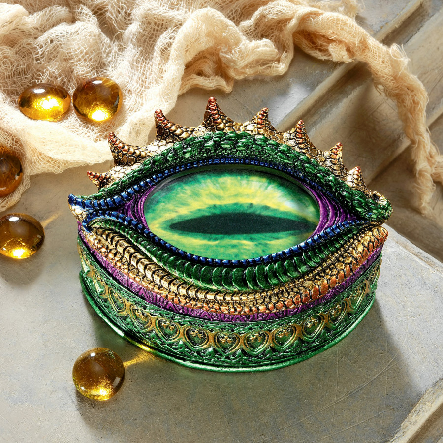 Toscano - Eye of the Evil Dragon Sculptural Box