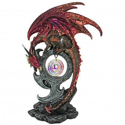 Toscano - Carnelian the Wind Serpent Gothic Dragon Statue
