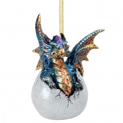 Toscano - Hard Boiled Dragon Hatchling Holiday Ornament