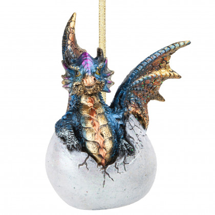 Toscano - Hard Boiled Dragon Hatchling Holiday Ornament