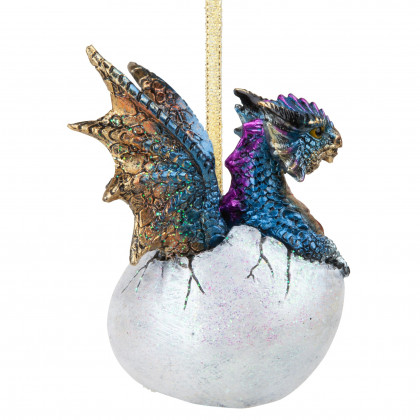 Toscano - Hard Boiled Dragon Hatchling Holiday Ornament