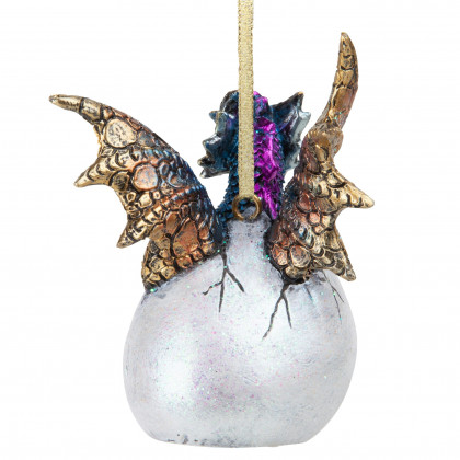 Toscano - Hard Boiled Dragon Hatchling Holiday Ornament
