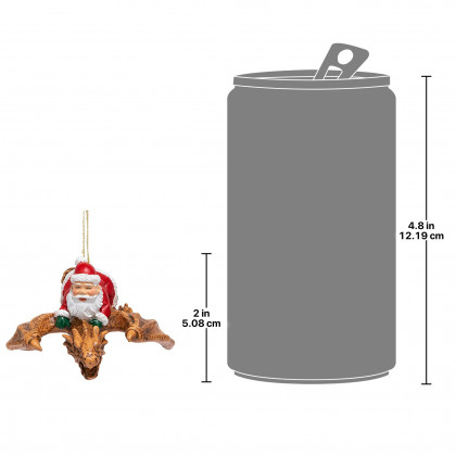 Toscano - Santa and the Snowdragon 2020 Holiday Gothic Ornament