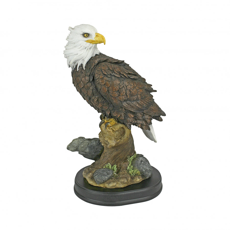 Toscano - Noble Strength Bald Eagle Medium Statues