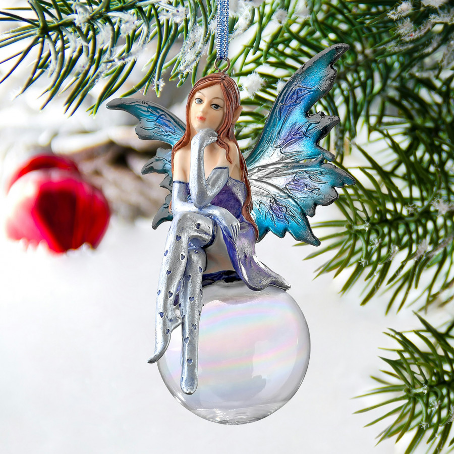 Toscano - The Snow Fairy Goddess Holiday Ornament