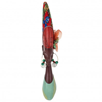 Toscano African Princess Gele Headdresses Nubian Maiden Sculptural Bust - Turban