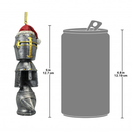 Toscano - Medieval Helms Totem Holiday Ornament