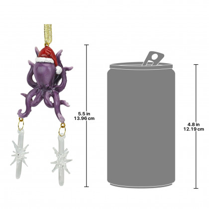 Toscano - Tenacious Tentacles Octopus Holiday Ornament