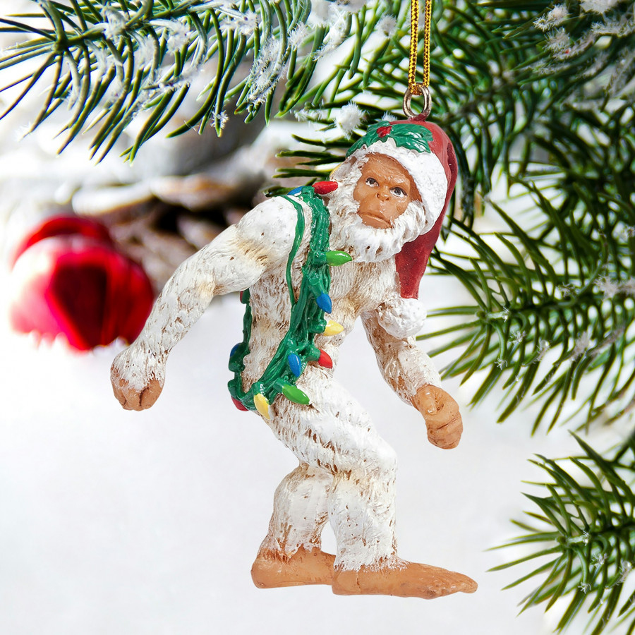 Toscano - Bigfoot the Abominable Snowman Yeti Holiday Ornament