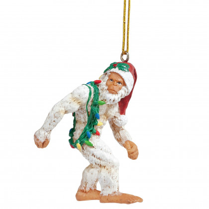 Toscano - Bigfoot the Abominable Snowman Yeti Holiday Ornament
