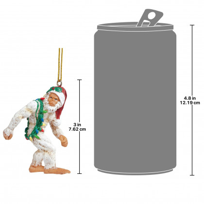 Toscano - Bigfoot the Abominable Snowman Yeti Holiday Ornament
