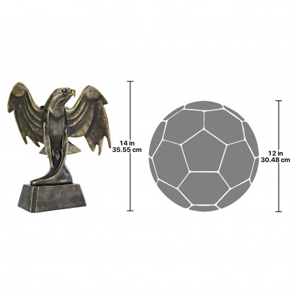Toscano - Forging Strength Art Deco Eagle Statue