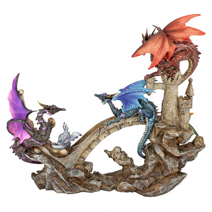 Toscano - Battle Of Valhalla Dragons Statue