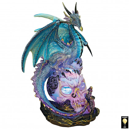 Toscano - Dragon Assassin Illuminated Statue