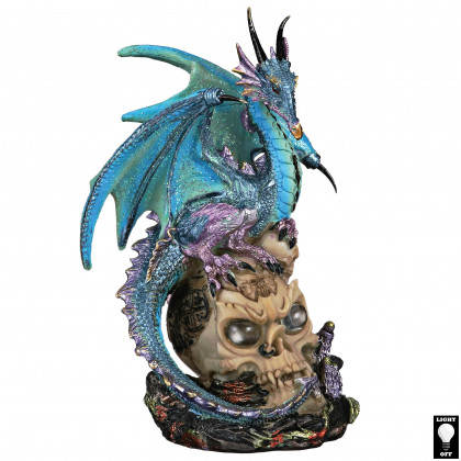 Toscano - Dragon Assassin Illuminated Statue