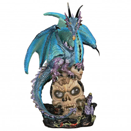 Toscano - Dragon Assassin Illuminated Statue