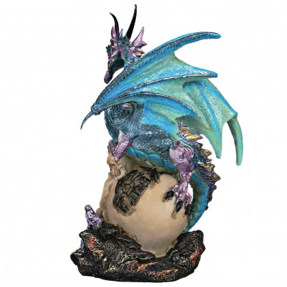 Toscano - Dragon Assassin Illuminated Statue