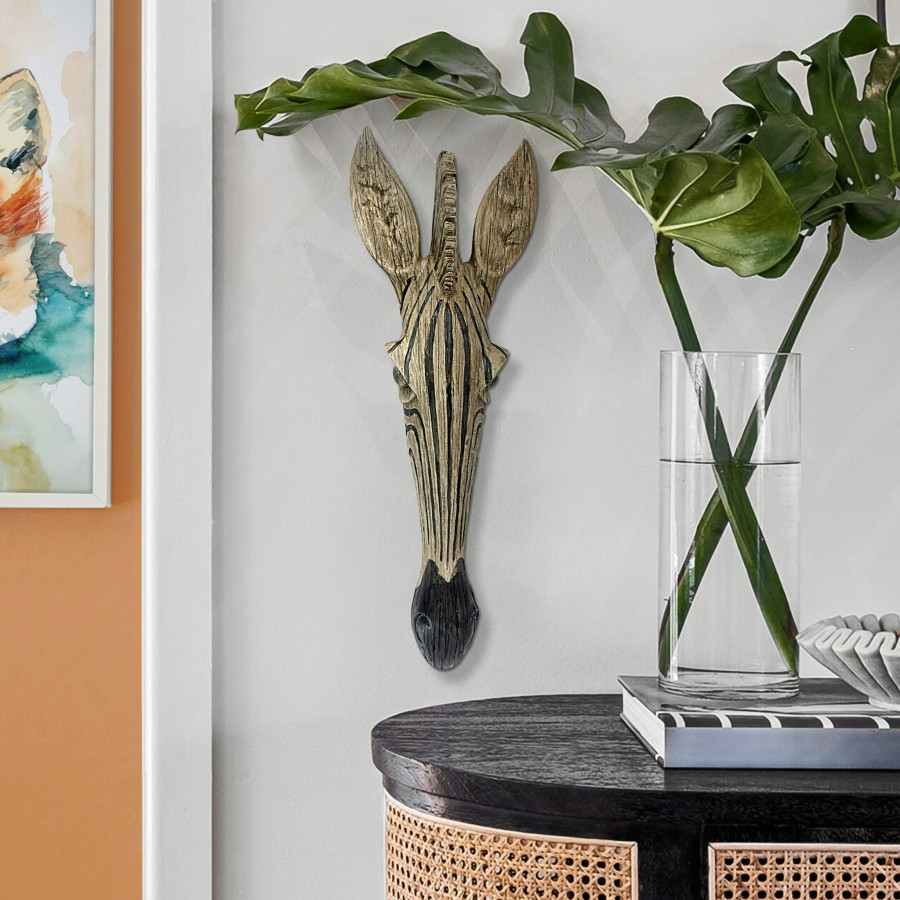 Toscano - Animal Mask of the Savannah Wall Sculpture
