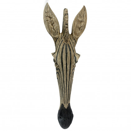 Toscano Animal Mask of the Savannah Wall Sculpture - Zebra