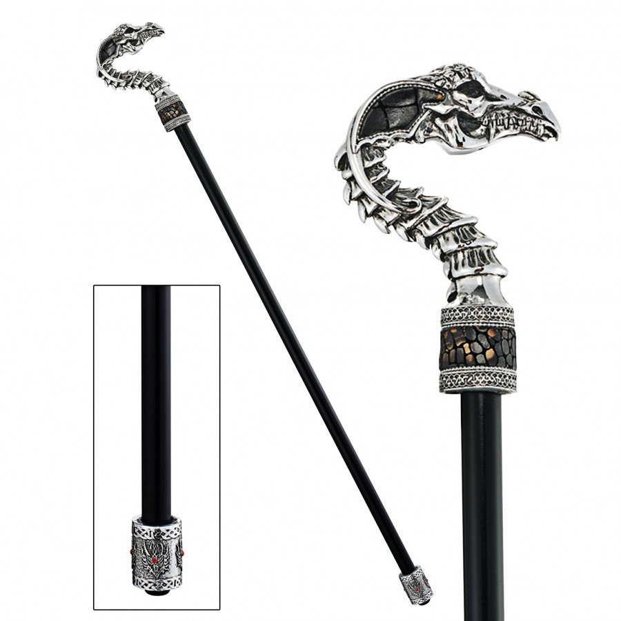 Toscano - Dragonsthorne Drakkar The Dragon Gothic Walking Stick
